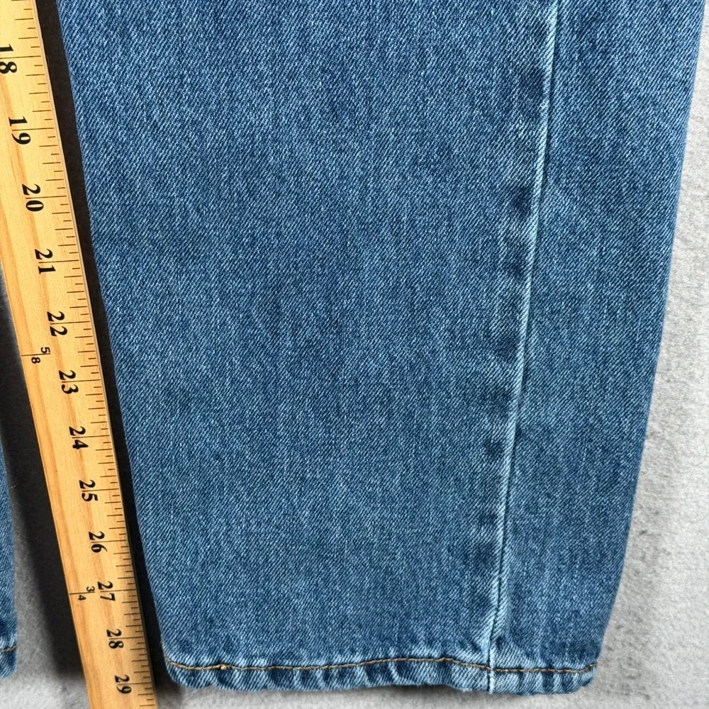 Levis 505 Regular Fit Straight Leg Jeans Mens 33x30 Blue Denim 00505-4891